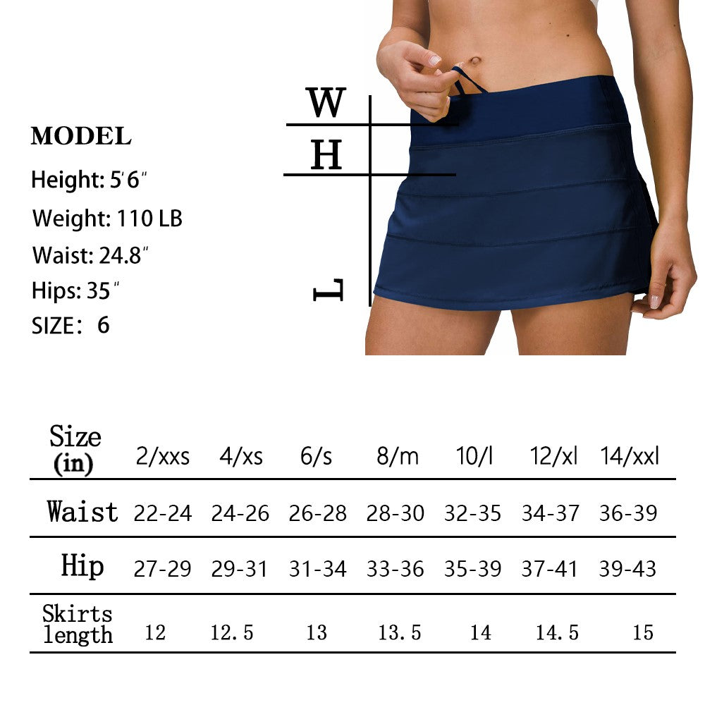 Athletic Tennis Golf Skorts Skirts for Women with Pocket Workout Running Sports Pleated Skirts Casual