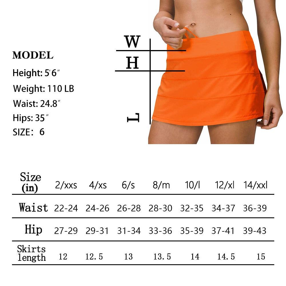 Athletic Tennis Golf Skorts Skirts for Women with Pocket Workout Running Sports Pleated Skirts Casual