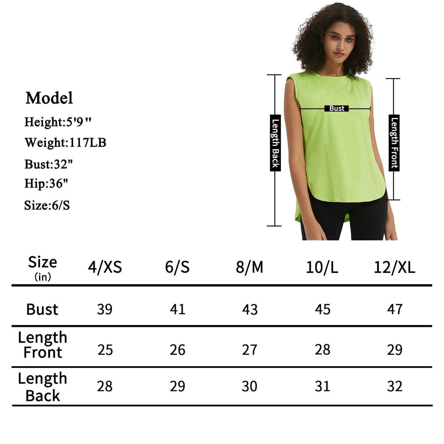 Running Tank Top for Women Workout Shirts Sleeveless Athletic Top Yoga Shirts Split Hem Loose Fit