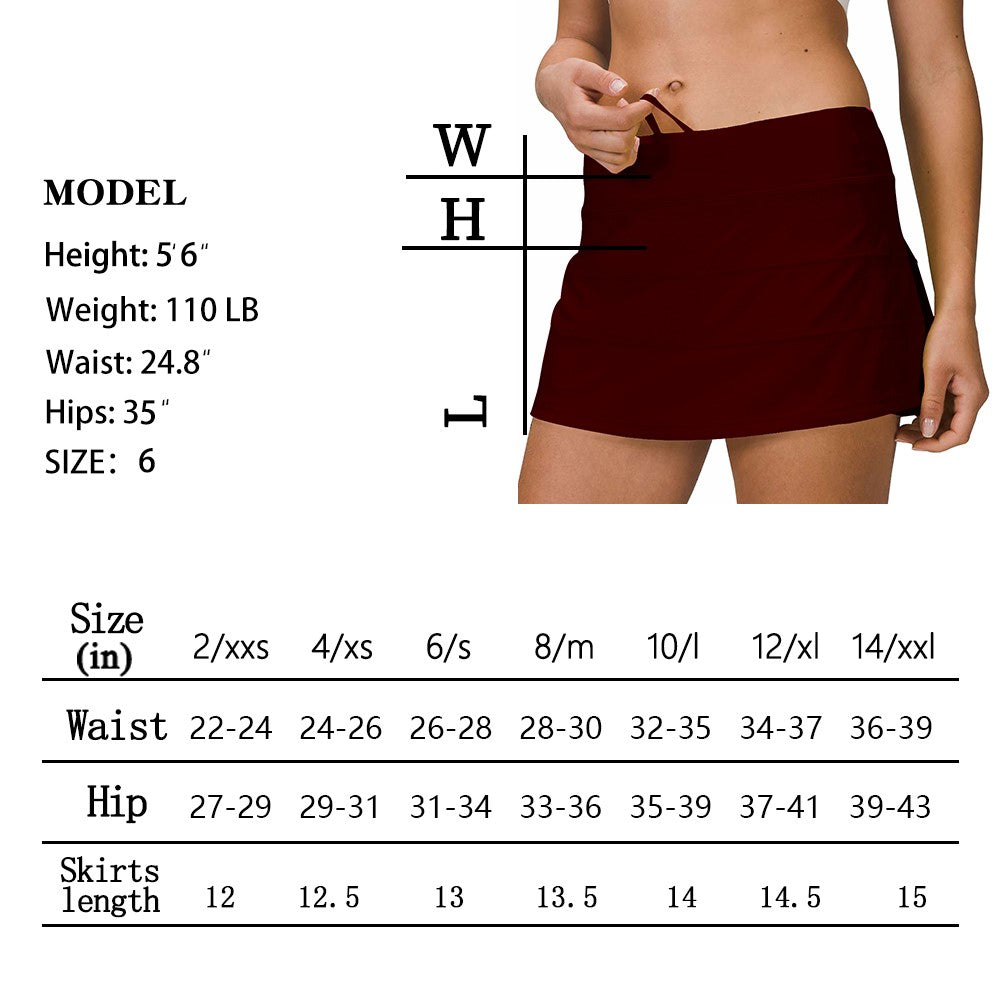 Athletic Tennis Golf Skorts Skirts for Women with Pocket Workout Running Sports Pleated Skirts Casual