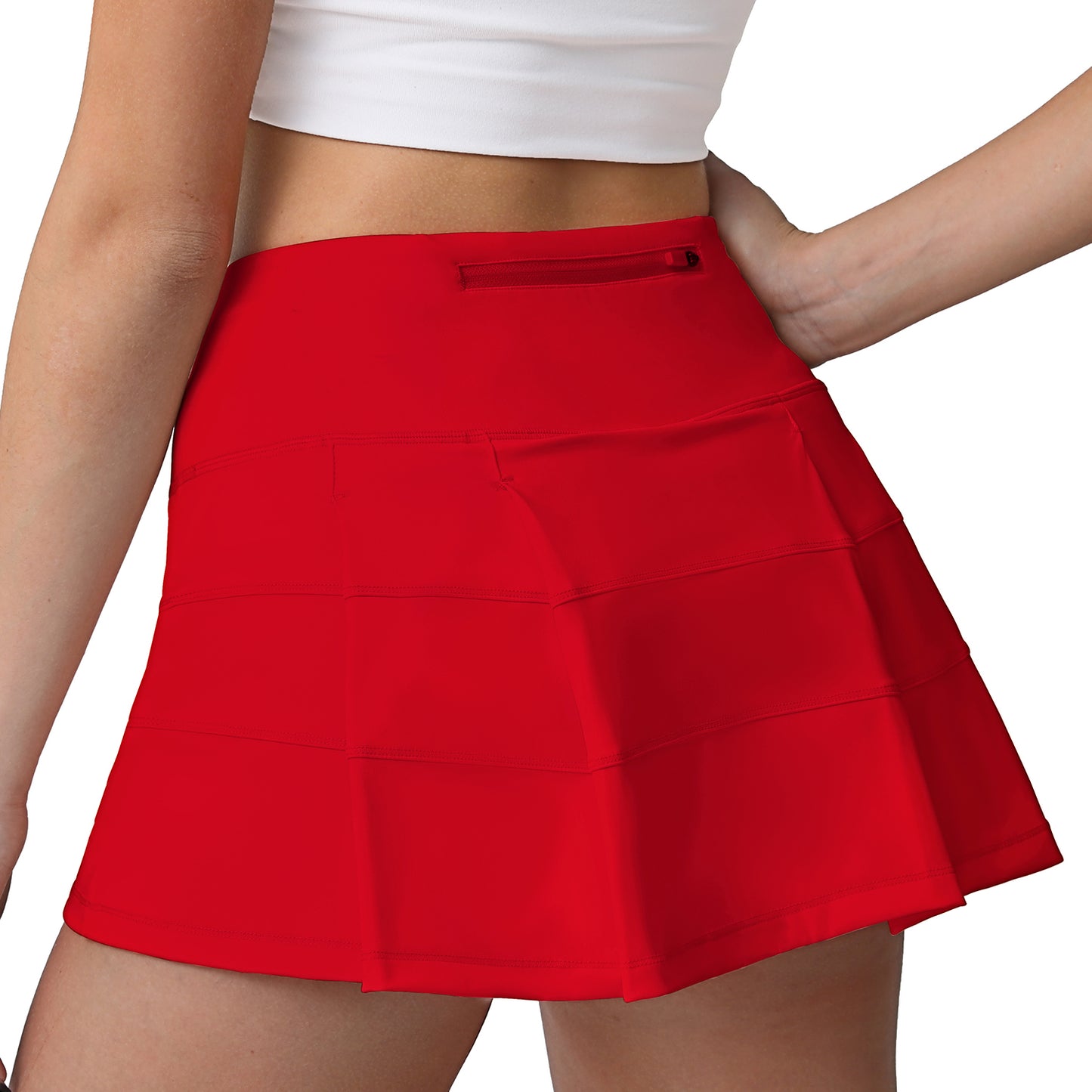 High Waisted Pleated Tennis Skirt with Pockets Athletic Golf Skorts for Women Casual Workout Built-in Shorts