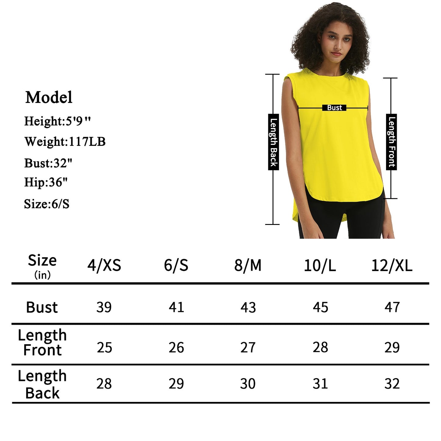 Running Tank Top for Women Workout Shirts Sleeveless Athletic Top Yoga Shirts Split Hem Loose Fit