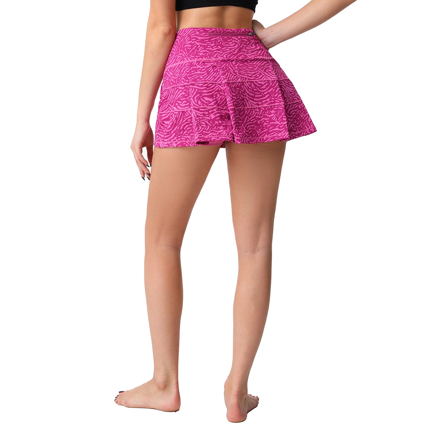 High Waisted Pleated Tennis Skirt with Pockets Athletic Golf Skorts for Women Casual Workout Built-in Shorts