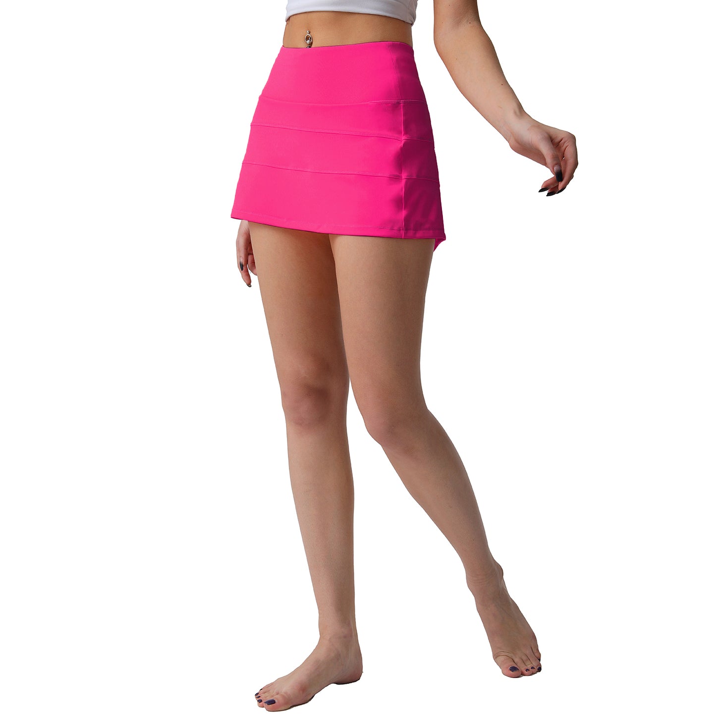 High Waisted Pleated Tennis Skirt with Pockets Athletic Golf Skorts for Women Casual Workout Built-in Shorts