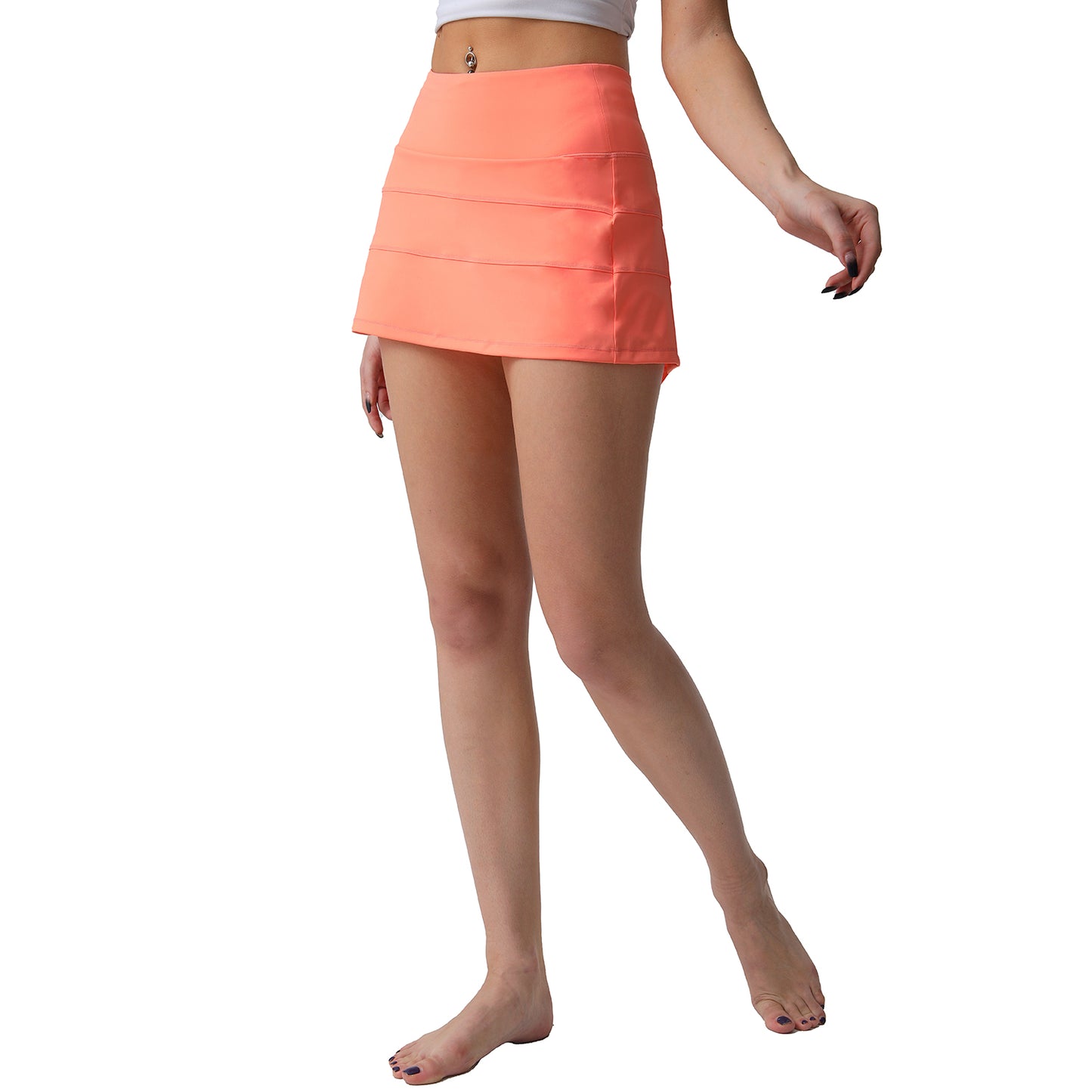 High Waisted Pleated Tennis Skirt with Pockets Athletic Golf Skorts for Women Casual Workout Built-in Shorts