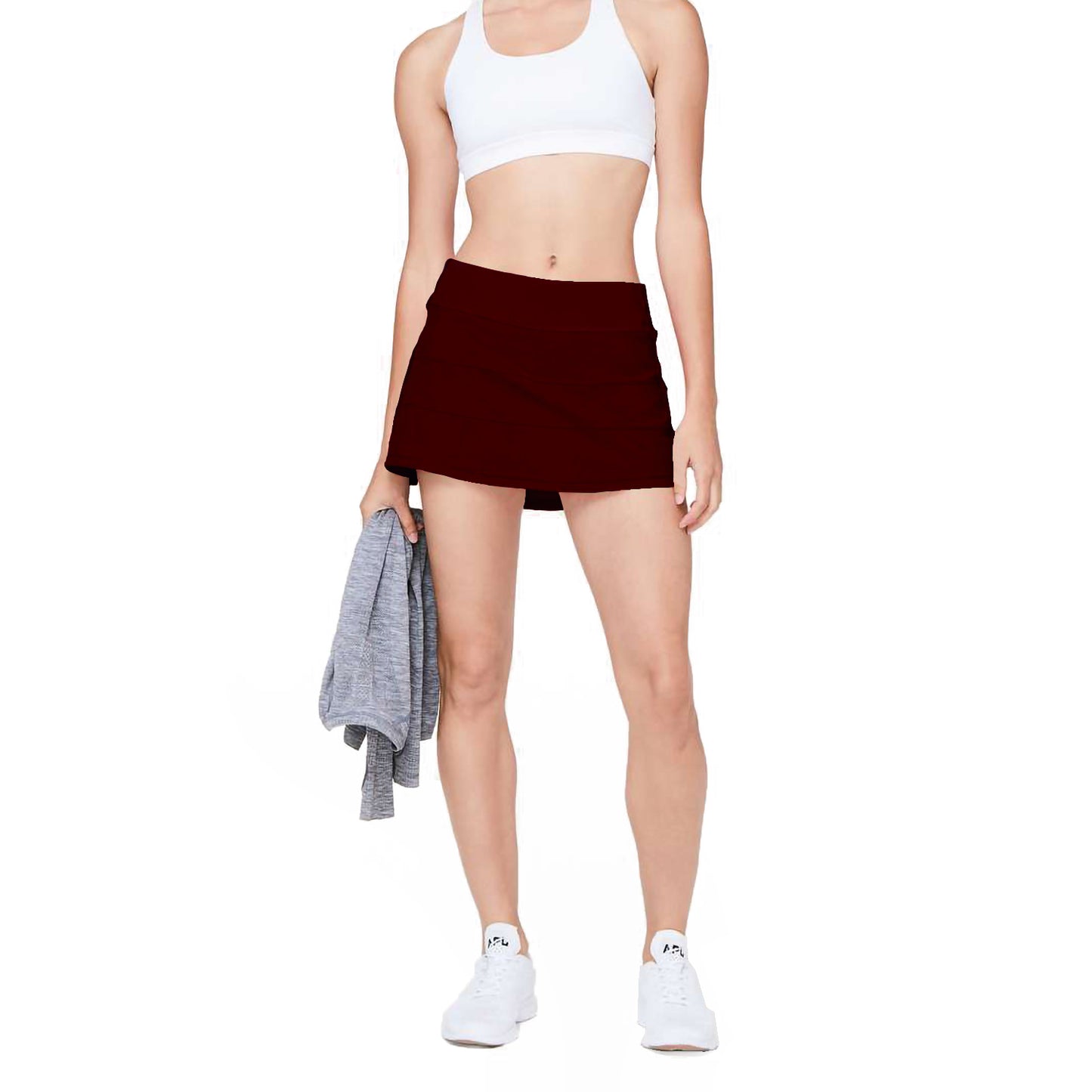 Athletic Tennis Golf Skorts Skirts for Women with Pocket Workout Running Sports Pleated Skirts Casual